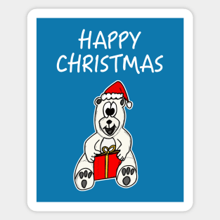 Happy Christmas Polar Bear Cute Xmas 2020 Sticker
